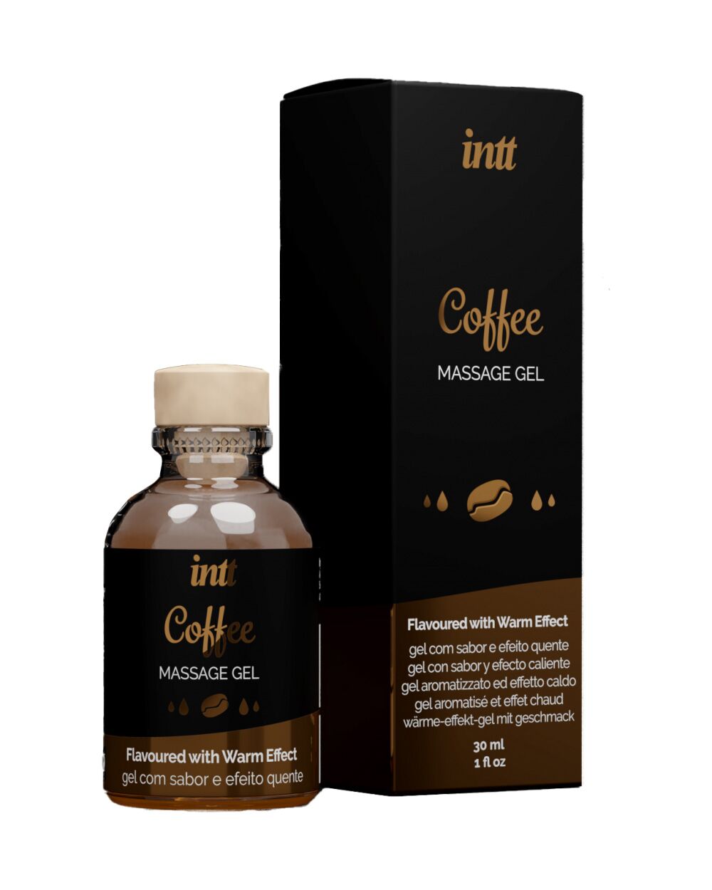 Масажний гель для інтимних зон intt coffee (30 мл) розігрівальний Масажний гель для інтимних зон intt coffee (30 мл) розігрівальний