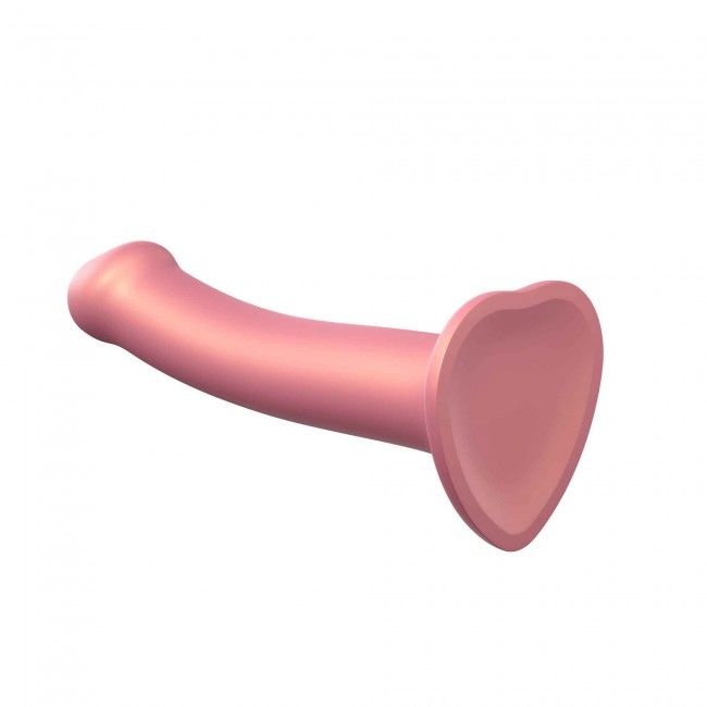 Насадка для страпону strap on me mono density dildo rose m, діам. 3,3 см, одношаровий силікон, гнучк Насадка для страпону strap on me mono density dildo rose m, діам. 3,3 см, одношаровий силікон, гнучк
