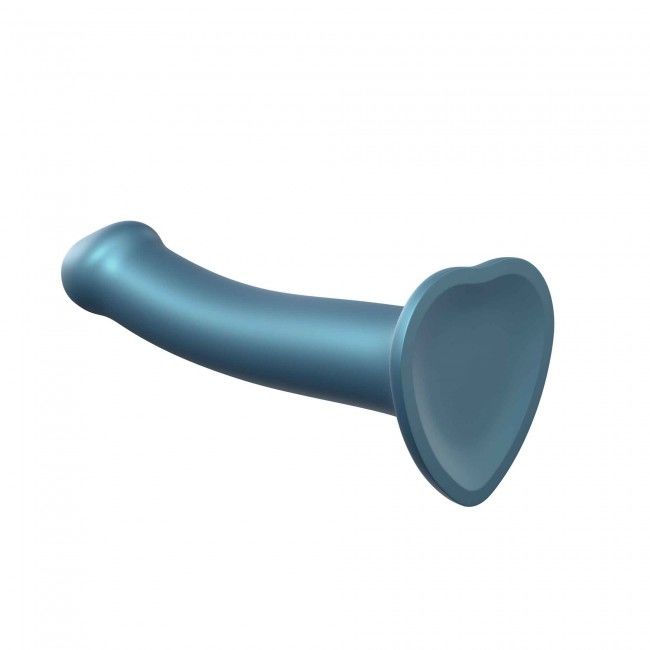 Насадка для страпону strap on me mono density dildo m blue, діам. 3,3 см, одношаровий силікон, гнучк Насадка для страпону strap on me mono density dildo m blue, діам. 3,3 см, одношаровий силікон, гнучк