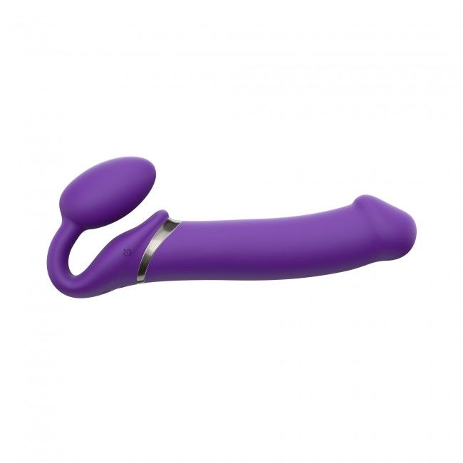 Безремінний страпон з вібрацією strap on me vibrating violet xl, діам. 4,7см, пульт ДК, регульований Безремінний страпон з вібрацією strap on me vibrating violet xl, діам. 4,7см, пульт ДК, регульований