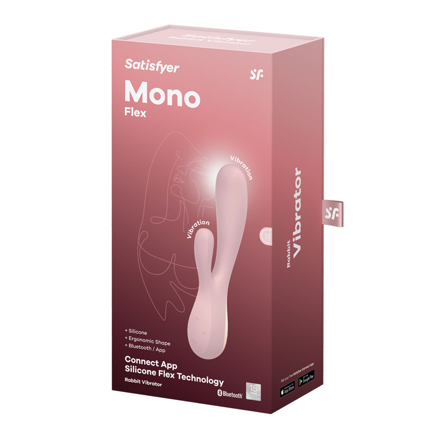 Смарт вібратор кролик satisfyer mono flex mauve, 2 мотори, керування через інтернет Смарт вібратор кролик satisfyer mono flex mauve, 2 мотори, керування через інтернет
