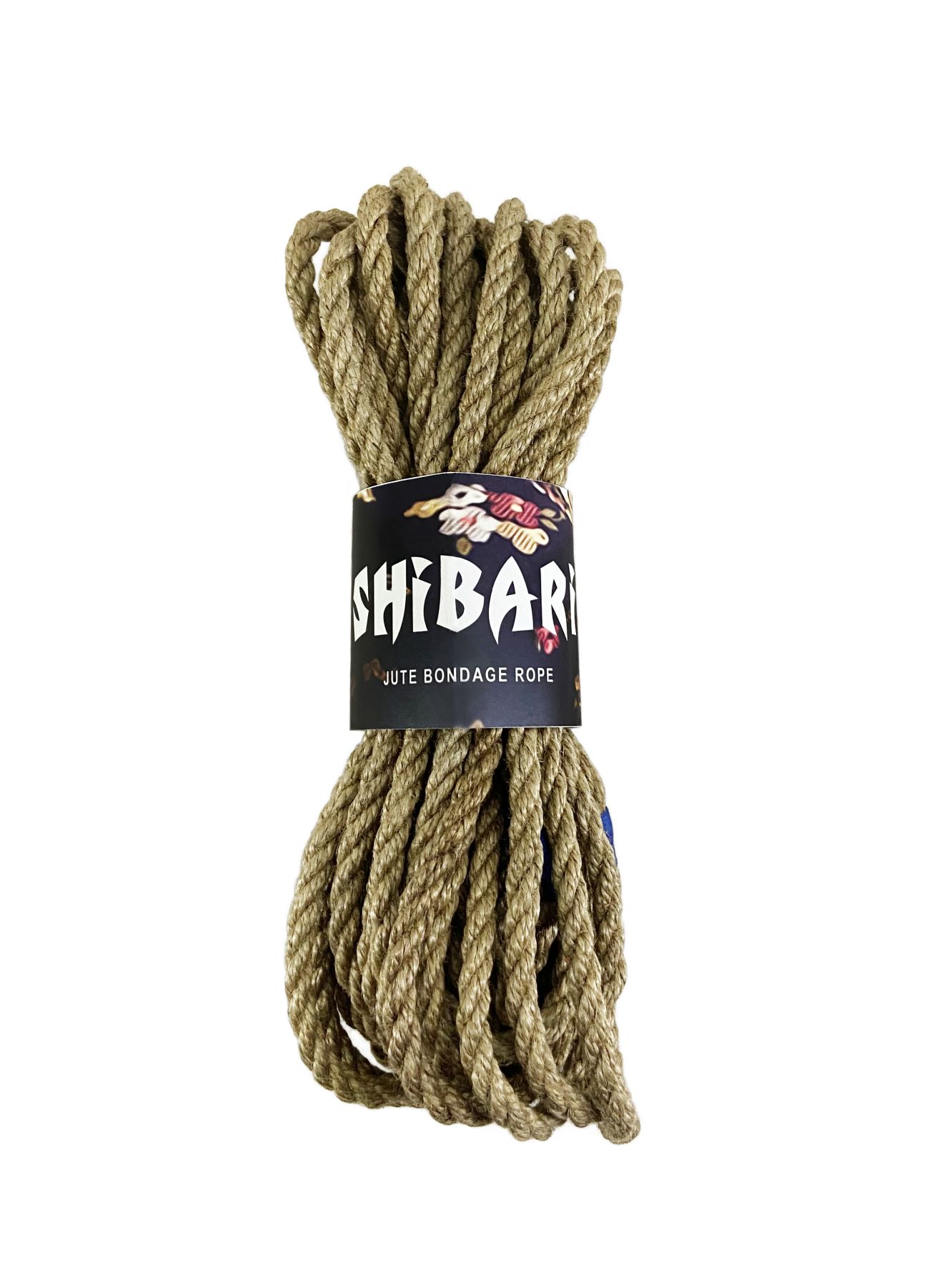 Джутова мотузка для шібарі feral feelings shibari rope, 8 м сіра Джутова мотузка для шібарі feral feelings shibari rope, 8 м сіра