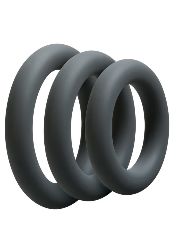 Набір ерекційних кілець doc johnson optimale 3 c ring set thick Набір ерекційних кілець doc johnson optimale 3 c ring set thick