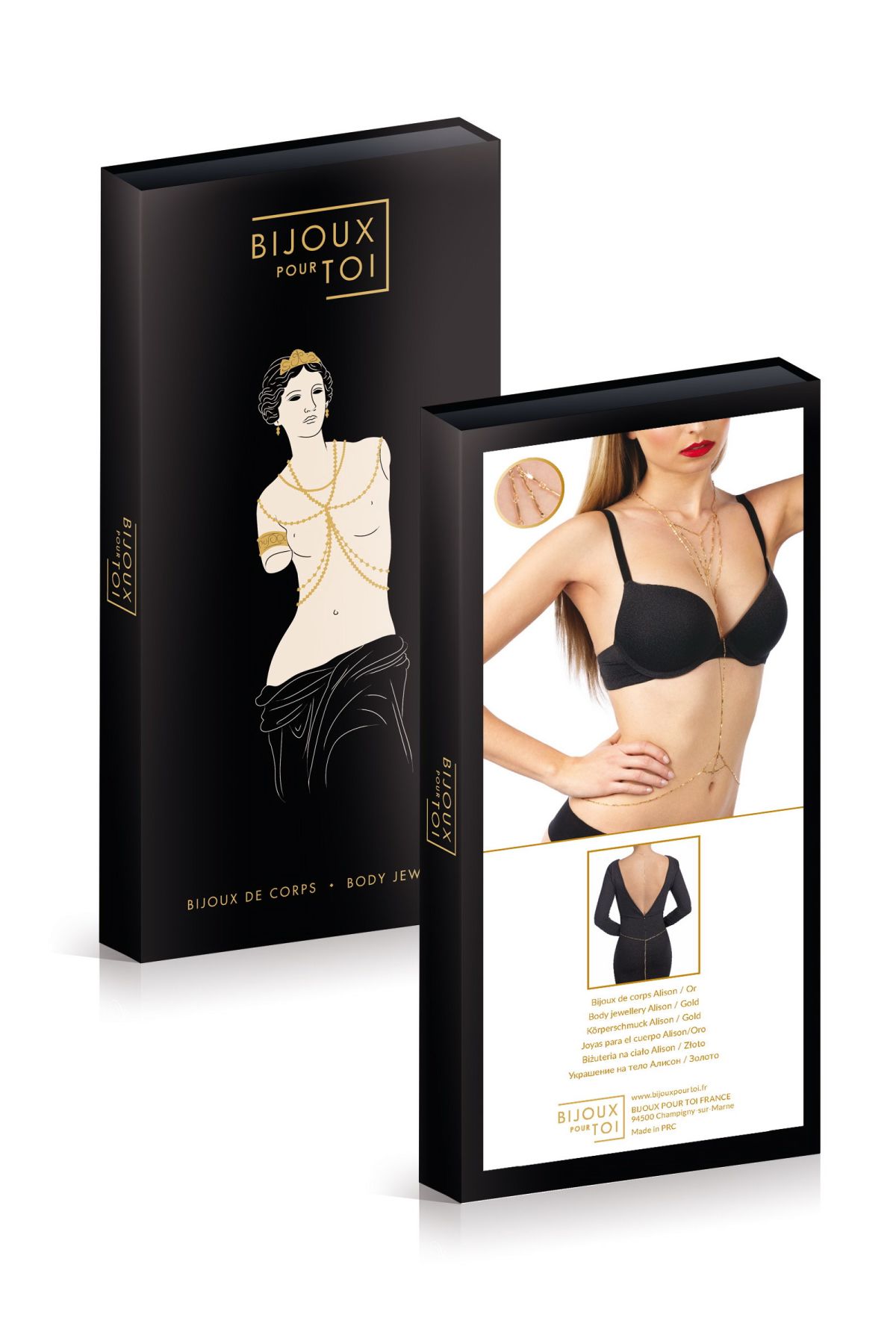 Прикраси на тіло bijoux pour toi alison gold Прикраси на тіло bijoux pour toi alison gold