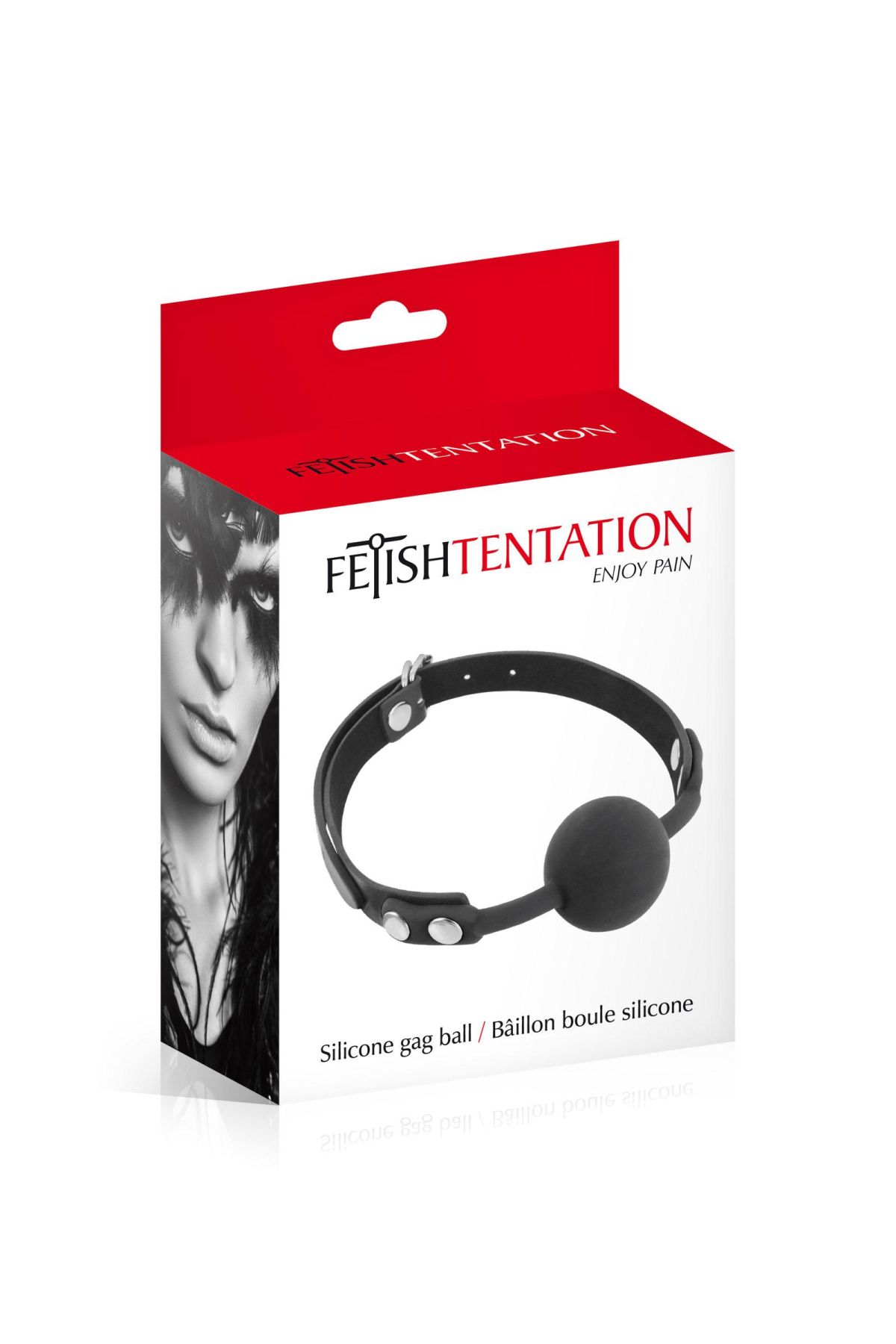 Класичний кляп з силіконовою кулькою fetish tentation silicone gag ball Класичний кляп з силіконовою кулькою fetish tentation silicone gag ball