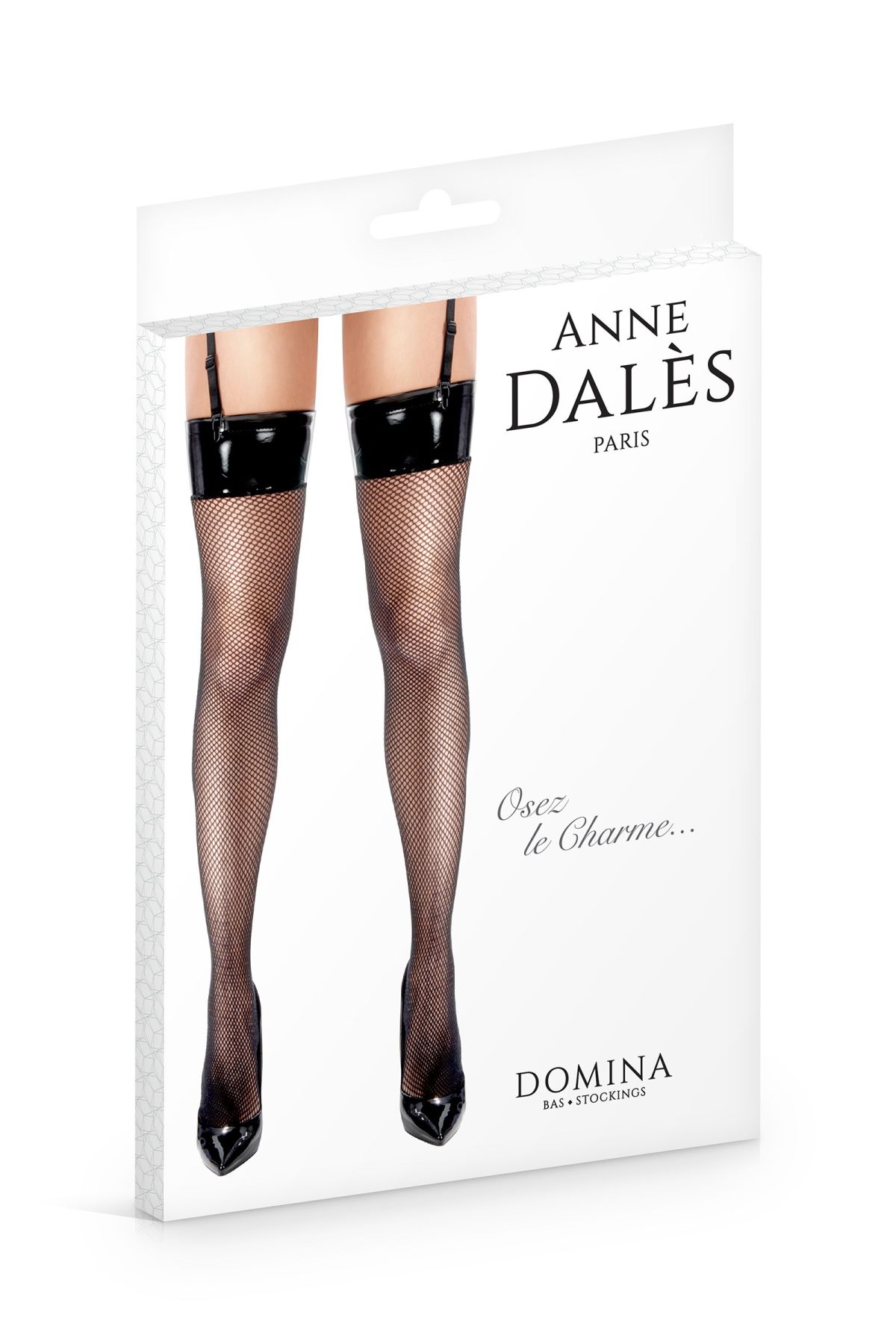 Панчохи сітка з вініловим верхом anne de ales domina t4 Панчохи сітка з вініловим верхом anne de ales domina t4
