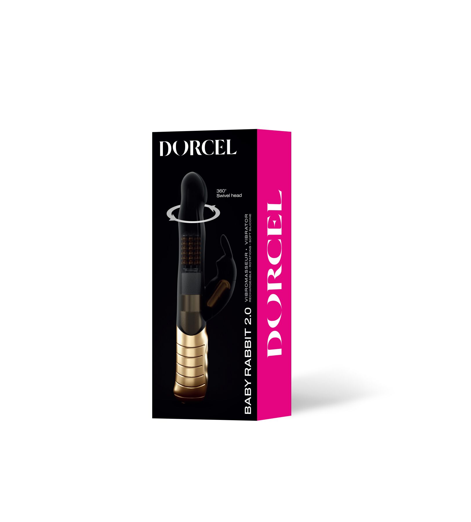 Вібратор кролик dorcel baby rabbit gold 2.0 з перлинним масажем і головкою, що обертається Вібратор кролик dorcel baby rabbit gold 2.0 з перлинним масажем і головкою, що обертається
