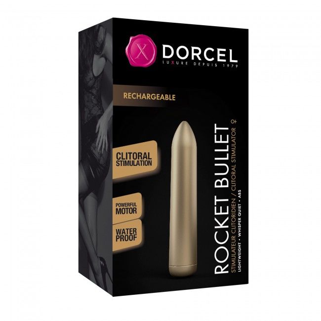 Перезаряджувана віброкуля dorcel rocket bullet gold Перезаряджувана віброкуля dorcel rocket bullet gold