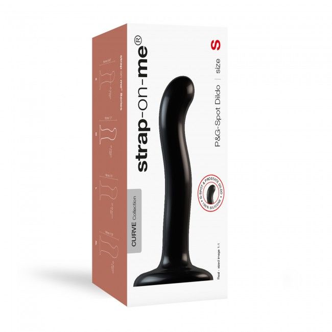 Насадка для страпона strap on me p&g spot dildo, силікон, розмір s Насадка для страпона strap on me p&g spot dildo, силікон, розмір s