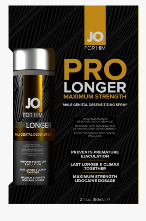 Пролонгувальний спрей jo prolonger spray with lidocaine (60 мл), не містить мінеральних масел Пролонгувальний спрей jo prolonger spray with lidocaine (60 мл), не містить мінеральних масел