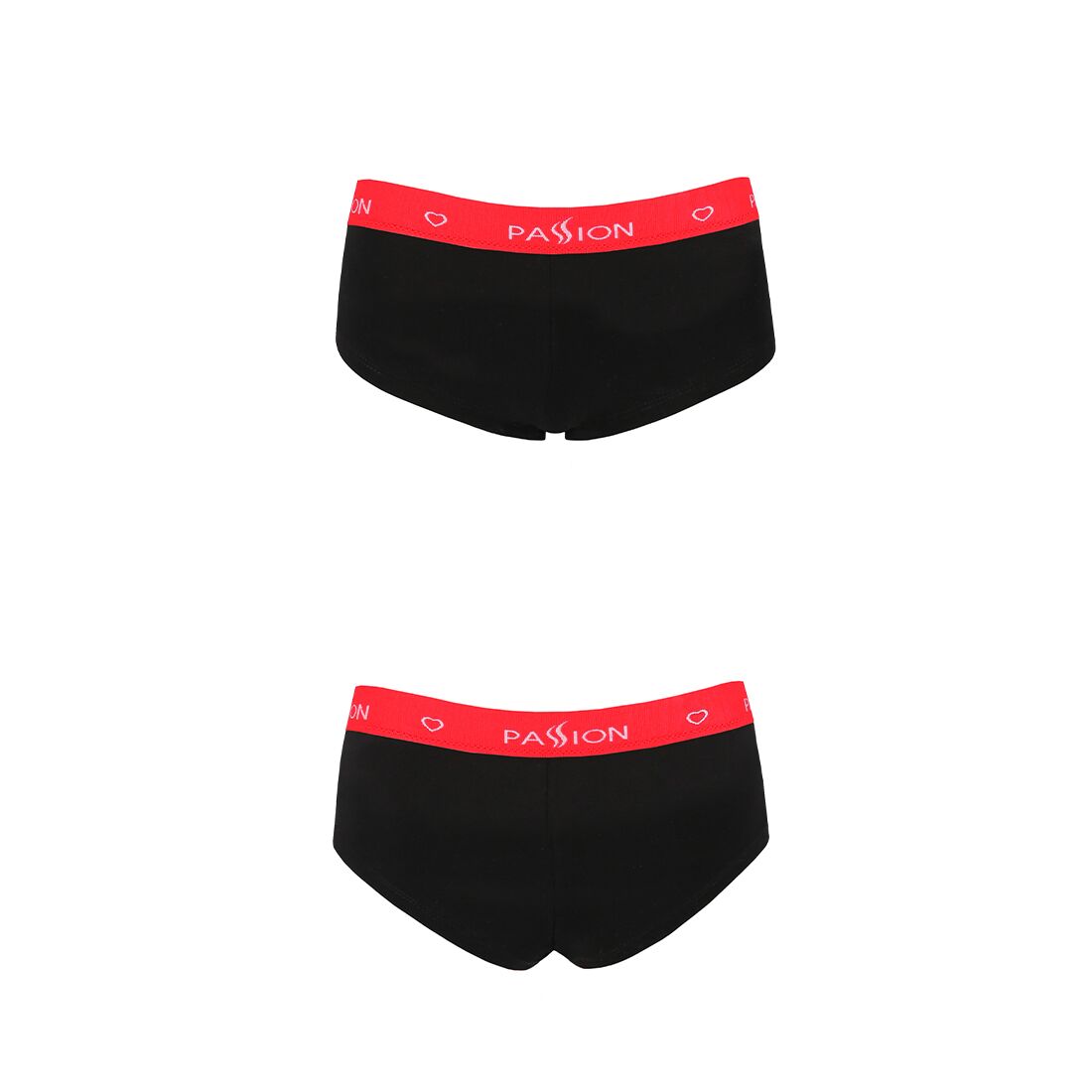 Трусики шортики passion ps003 panties l, black Трусики шортики passion ps003 panties l, black