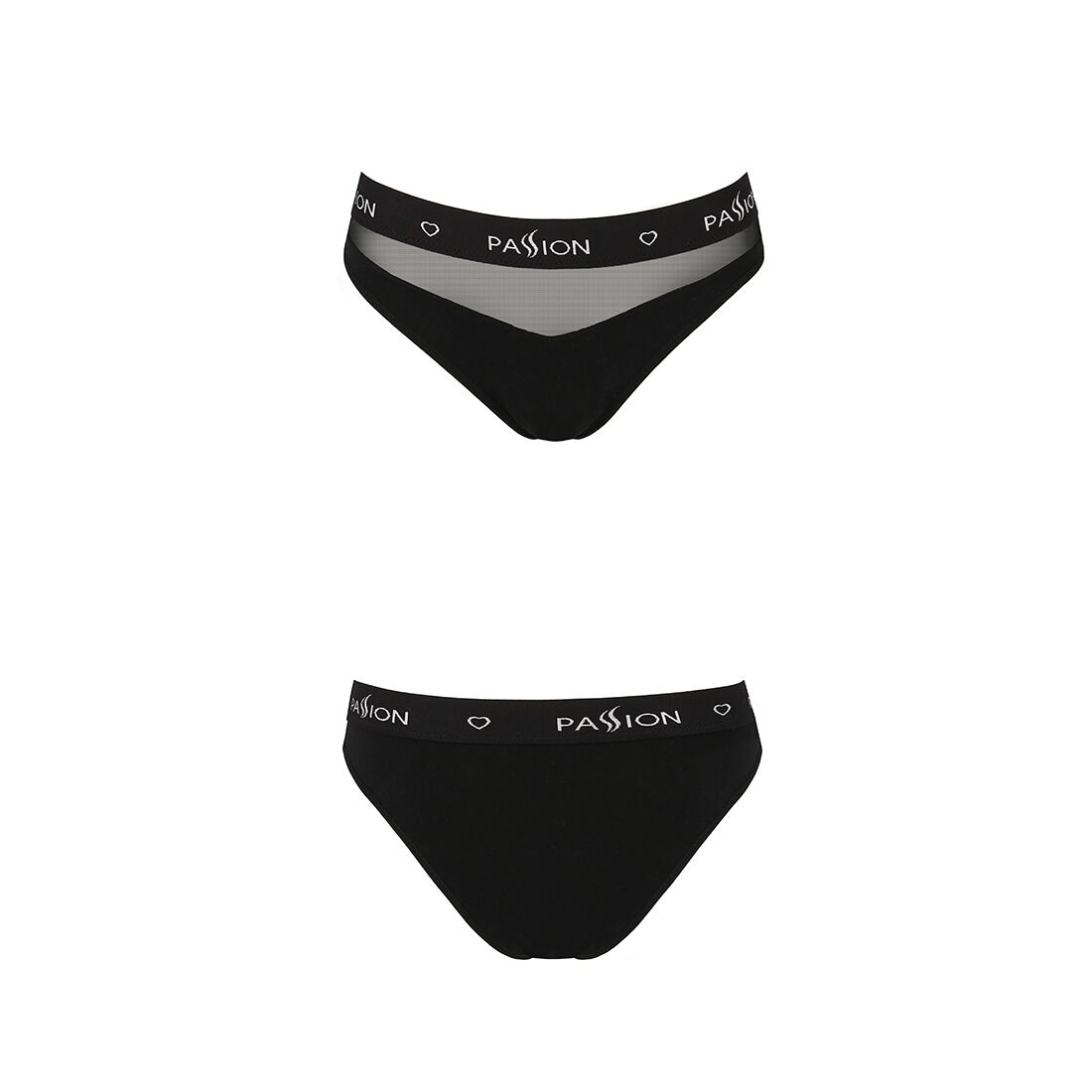 Трусики з прозорою вставкою passion ps006 panties xl, black Трусики з прозорою вставкою passion ps006 panties xl, black
