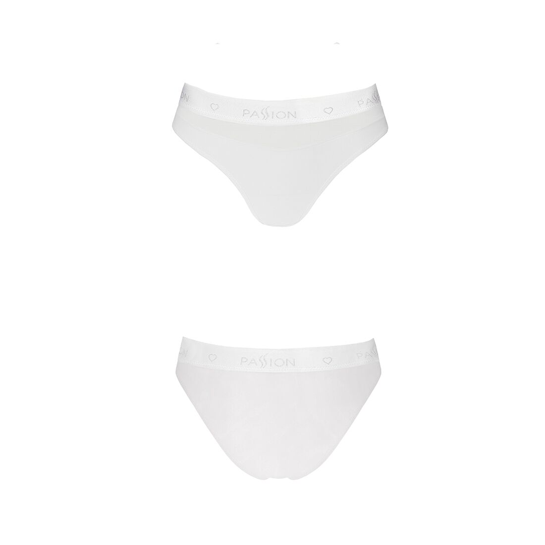 Трусики з прозорою вставкою passion ps006 panties l, white Трусики з прозорою вставкою passion ps006 panties l, white