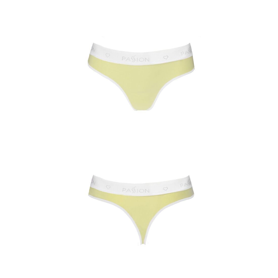 Спортивні трусики стрінги passion ps007 panties m, yellow