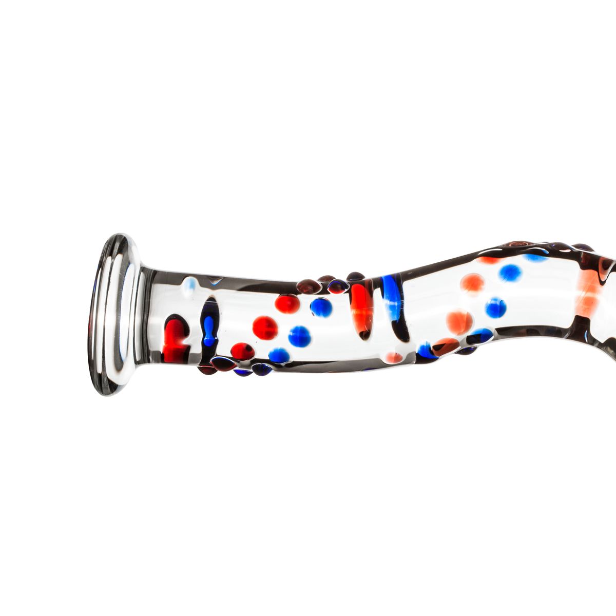 Скляний дилдо з вигинами і малюнком gildo glass dildo no. 3 Скляний дилдо з вигинами і малюнком gildo glass dildo no. 3