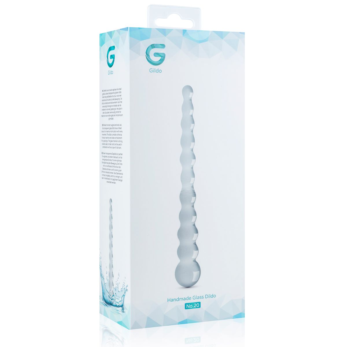 Скляний дилдо у вигляді намистин gildo glass dildo no. 20 Скляний дилдо у вигляді намистин gildo glass dildo no. 20