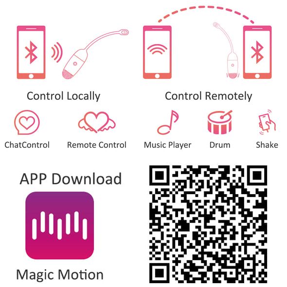 Смарт віброяйце magic motion vini orange, керування зі смартфона Смарт віброяйце magic motion vini orange, керування зі смартфона